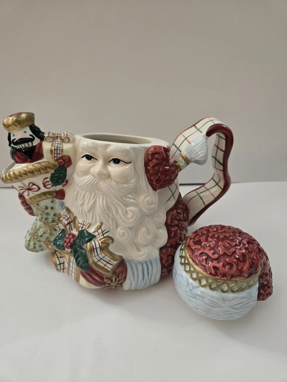 Vintage 2001 Avon St. Nicholas Figural Teapot, a charming collectible from Avon